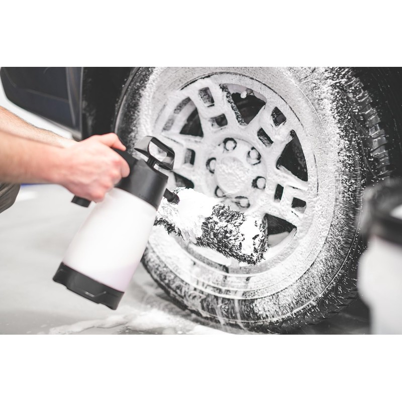 Detail Factory - Wheel Brush Kit with Interchangeable Microfiber Covers