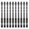 10 Pack 1/4" Concrete Drill Bits, Masonry Drill Bit Set,