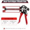 200ml Epoxy Gun Dual Component Professional Heavy-Duty Full Metal Caulking