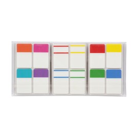 Page Flags, Page Markers, Write-On Tabs, Adhesive Tabs, Removable Page Markers, 1-5/8" x 1", 960 Per Pack, Assorted Rainbow Colors (1002503)
