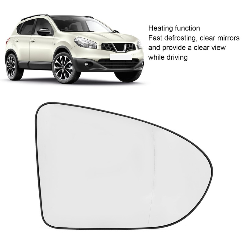 Rearview Mirror Glass with Heating Clear Visibility UV Resistance Fit