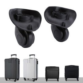 1 Pair of Replacement Wheels Trolley Suitcase Wheels Universal Suitcase Wheels Luggage Wheels Swivel Wheels Wheels Wheel Left and Right for