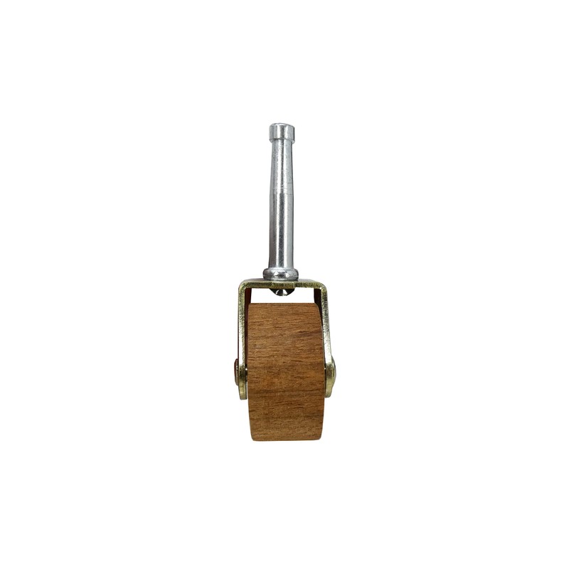 Shepherd Hardware 9051 1-5/8-Inch Designer Stem Casters, Wood Wheel, 5/16-Inch