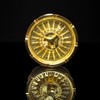 Metal D20 Gold Roulette Spinner Die | Compass-Style RPG Gaming