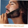Healeved Men's Portable Folding Hair Comb Metal Beard Guide Shaping