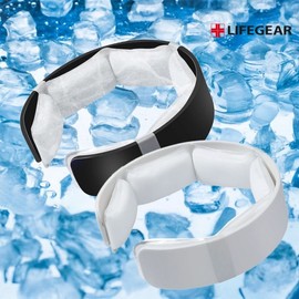 Cooling Neck Ice Ring Neckband Cooler 01. Cooling Neck Ice Ring - Black 3ea