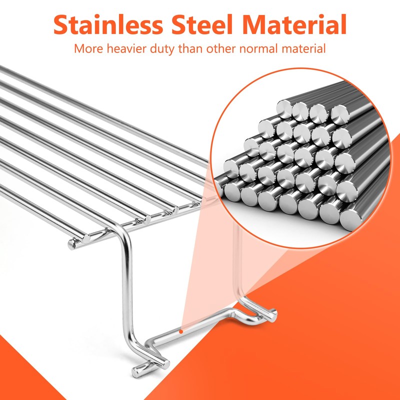 QuliMetal Stainless Steel Warming Rack for Weber Spirit 200 &