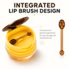 Strawberry & Honey Lip Mask Set with Applicator Brush, Vitamin