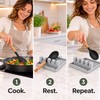 Kitchen Spoon Holders Fork Spatula Rack Shelf Organizer Plastic Chopsticks
