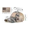 ANNA-KACI Camouflage Trucker Special Tactical Operator Forces USA Flag Patch