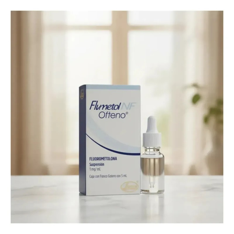 Frasco Suspensión Oftálmica Gotero 5ml Flumetol Nf