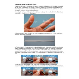 Arthro-Eze Oval Trigger Finger Splint Clear (Size 7.5 - (55.6mm CIRC))