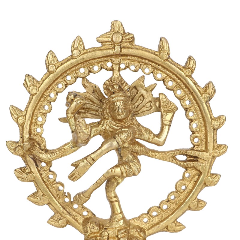 Brass Figure Nataraja 17 cm high Natraj Dancing Shiva Hindu
