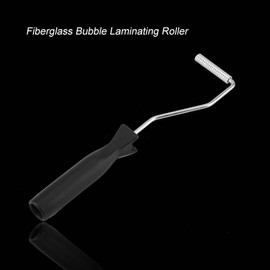 Yosoo Fiberglass Roller, Aluminum Alloy Fiberglass Bubble Laminating Roller with Black ABS Handle Bubble Buster for GRP FRP Work (0.39x1.96)