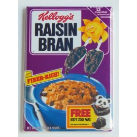 Blue Crab Magnets Raisin Bran Cereal Box FRIDGE MAGNET panda - 2 x 3 inches