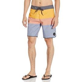 Quiksilver Men's Standard Surfsilk Tijuana 19 Boardshort Swim Trunk Bathing Suit, Golden Rod, 30