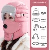 2027 NEW KJ Thick Plush Cycling Winter Hat with Ear