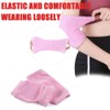2Pcs Pink Gel Elbow Sleeves Breathable Elastic Tennis Elbow Brace