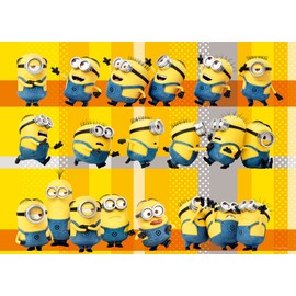 Epoch 500 Piece Jigsaw Puzzle Minions Full! Minions (15.0 x 20.9 inches (38 x 53 cm)