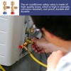 SIGANDG Safety Adaptor Flow Control Valve, Brass Flow Control Valve