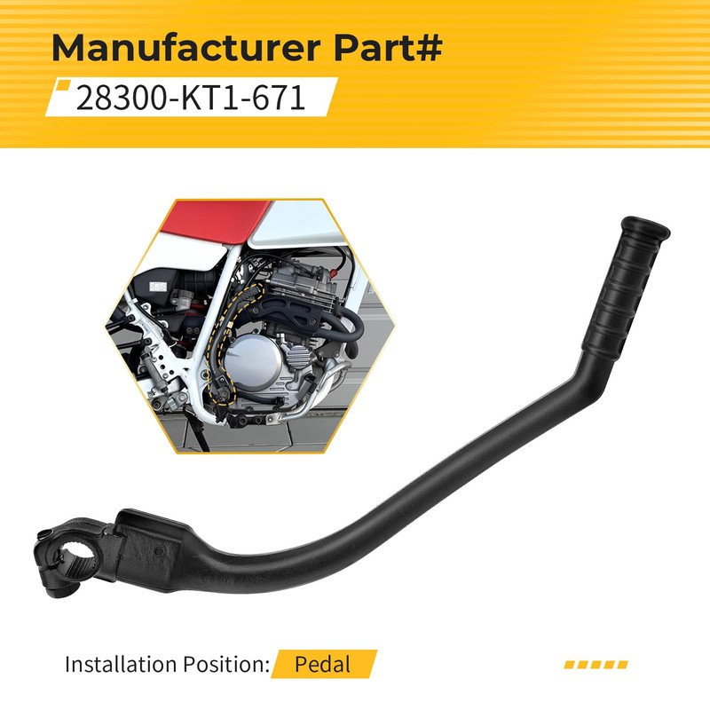 M MATI Kick Start Starter Lever for Honda XR250R 1987-1995