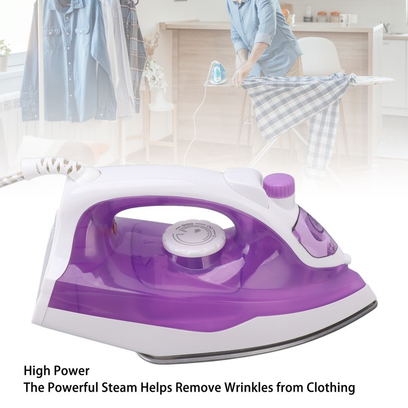 1200W Portable Steam Iron 170ml Water Tank Handheld Wet Dry