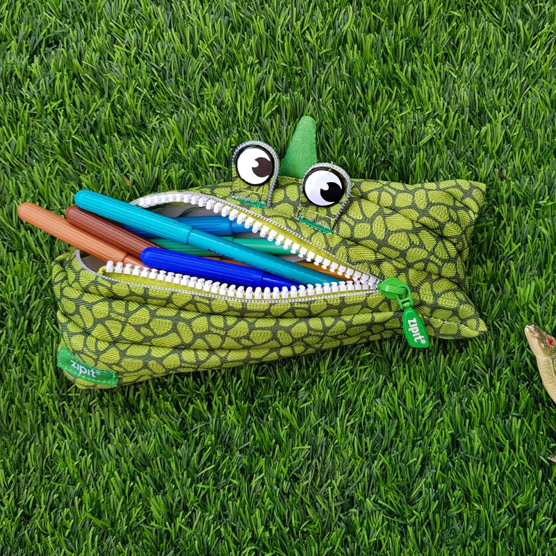 ZIPIT Dino Pencil Case for Boys | Pencil Pouch for
