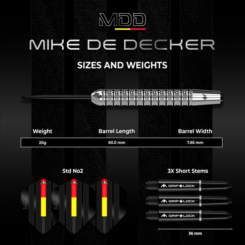 Mission | Mike De Decker Darts | Steel Tip |