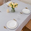 Pioggia Vinyl Tablecloth with Flannel Backed Waterproof Oil-Proof PVC Table