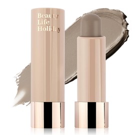 Cool Toned Contour Stick, Natural Buildable Coverage Cream Contour Bronzer Stick,【Portable Travel Size】【Lightweight】【Waterproof & Long Lasting】Smooth Gliding Face Shaping Makeup, 01 Cold Gray