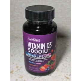 Built By Nature Lot Of 4 Built By Nature Vitamin D3 5000IU Immune Support 60 Chewables 05/2027
