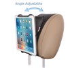 TFY Universal Car Headrest Mount Holder with Angle- Adjustable Holding