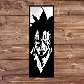 Kenpachi Vinyl Sticker - Handmade JDM Slapper Sticker for Waterproof Window, Laptop, Kindle, and Water Bottle - Style: 1, Size: 8" W x 2.75" H