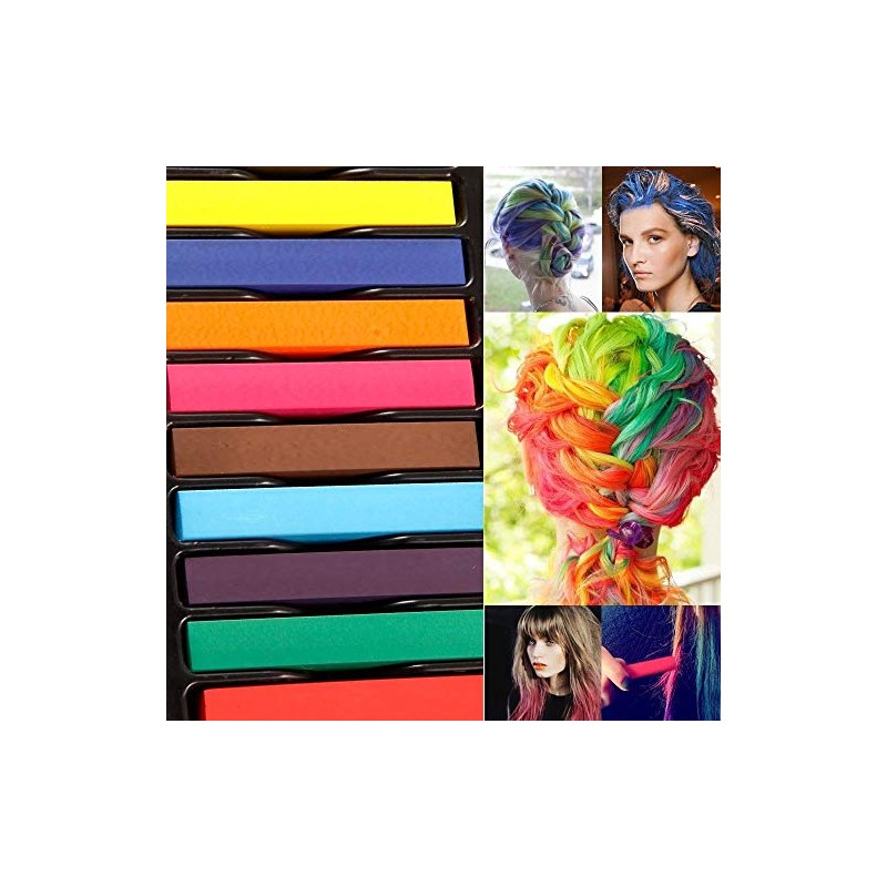 12 Color DIY Hair Chalk Temporary Hair Color Pastel Hair