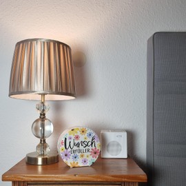 Flowers Money Box with Saying Wish Fulfiller Colourful Floral Positive Joy Charm Birthday Wish Fulfiller