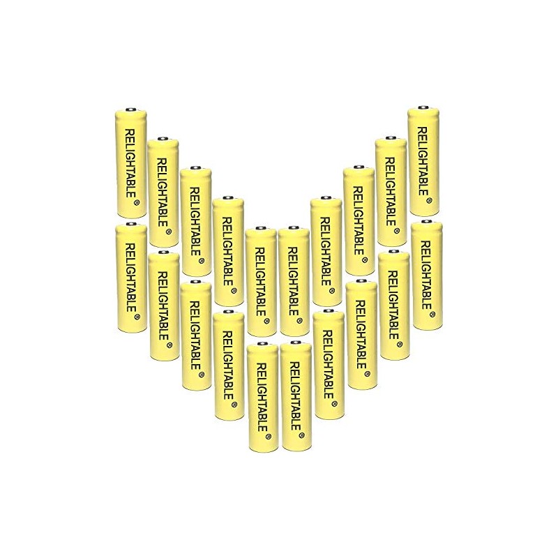 RELIGHTABLE NiCd AA/AAA 600mAh 1.2V Rechargeable Batteries for Solar Lights,