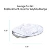 Lulyboo Lounge to-Go Replacement Cover - White, Breathable Mesh Sides,