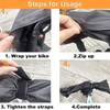 2 pcs Handlebar Cover Ebike Transport Protection, (35.8× 9 in)