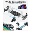 INSSKY Magnetic Holder Fit 6.1-15.6'' Tablets for Fridge Gym Metal