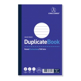 Challenge Duplicate Book, Carbonless, 100 Pages, 1 pack (210 x 130 mm)