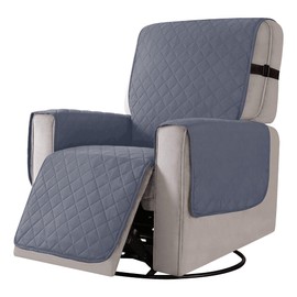 Time to Sparkle 1Pack Recliner Chair Cover Waterproof Recliner Chair Covers Slip Slipcover Protector Machine Washable Furniture Protector Cover for Kids and Pets - Black