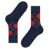 Burlington Men's Preston Calf Socks, Blue (Stahlblau), 6.5-11 (Manufacturer Size: