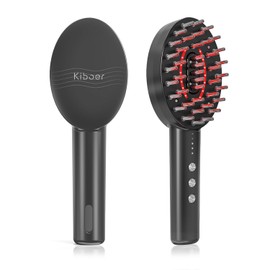 Kiboer Electric Brush, Electric Scalp Brush, Facial Beauty Device, Scalp, Face Body, Multiple Use, EMS RF, EP, 3D Vibration, LED Light Esthetics, Lotion Box Included, Wet and Dry Use, For Women, Men, Respect for the Aged Day, Father's Day, Gift