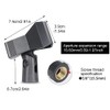 2pcs Microphone Clip, Adjustable Mic Clip Holder for Mic Stand,