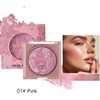 KARLOR Baked Blusher Highlighter Pressed Blush with 3D Pearlescent, Face