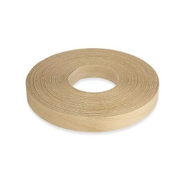 Birch Veneer Edge Banding 1-1/2 inch x 50 ft Pre Glued Wood Adhesive Edging Paintable Trim Tape Iron On Flexible Strip Roll Countertop Furniture Laminate Cabinate Shelf MDF Board Molding Easy Trimmer