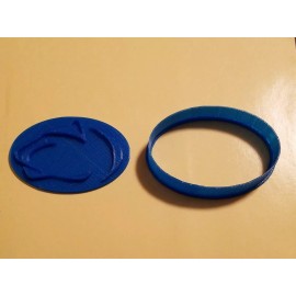 Undisclosed Penn State Cookie Cutter/Nittany Lions Cookie Cutter/Fondant Cutter/Playdoh Cutt - 4inch with Impression Disc
