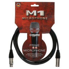 Klotz M1K1FM0500 M1 XLR Microphone Cable, Male to Female, 16ft, 16 ft