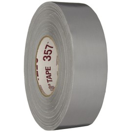 Nashua 357 Polyethylene Coated Cloth Premium Grade Duct Tape, 13 mil Thick, 55 m Length, 48 mm Width, Silver