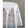 Maison d' Hermine Ice Florals 100% Cotton Tablecloth Kitchen Dining